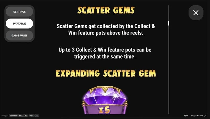 Wrappin' More Gold - scatter-symbolen juvel på hjulen